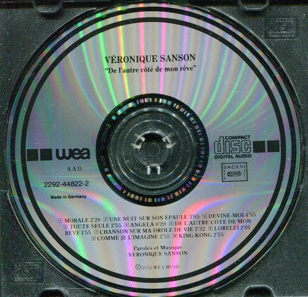 Véronique Sanson : De L'Autre Côté De Mon Rêve. (CD, Album, RE)