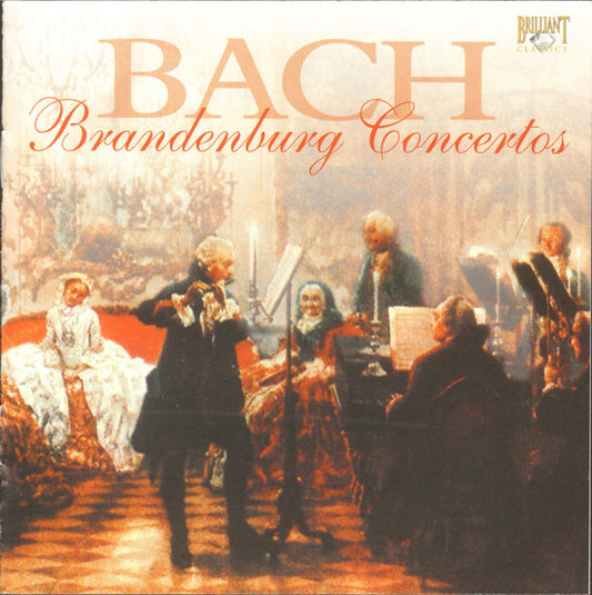 Johann Sebastian Bach, Frans Brüggen • Kuijkens • Anner Bylsma • Gustav Leonhardt : Die Brandenburgischen Konzerte (2xCD, Album, RE, RM)