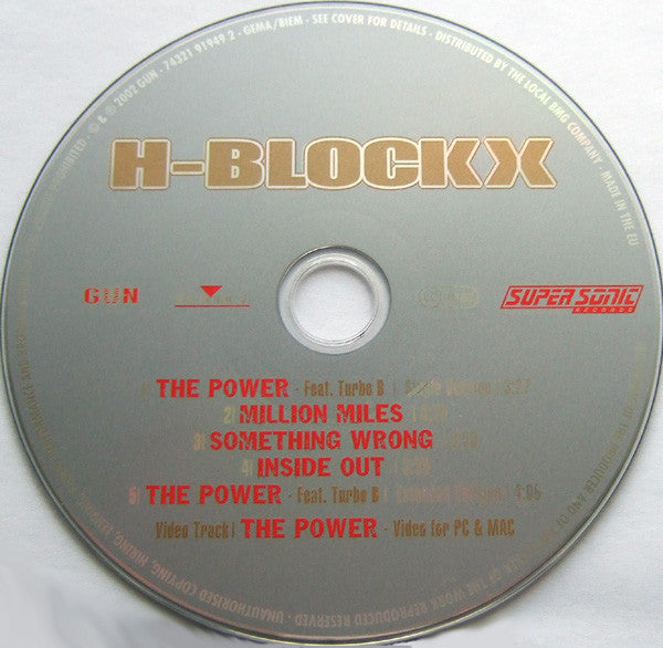 H-Blockx Feat. Turbo B. : The Power (CD, Single, Enh, Ltd, Dig)