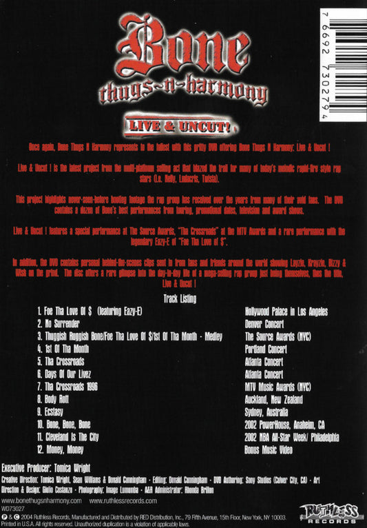 Bone Thugs-N-Harmony : Live & Uncut! (DVD-V)