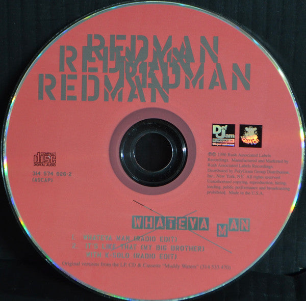 Redman : Whateva Man (CD, Single)