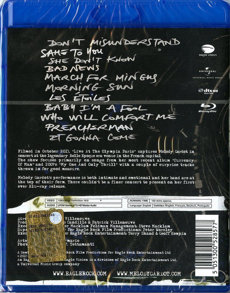 Melody Gardot : Live At The Olympia Paris (Blu-ray)