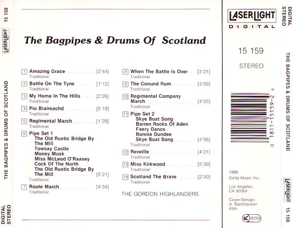 The Gordon Highlanders : The Bagpipes & Drums Of Scotland (CD, Album)
