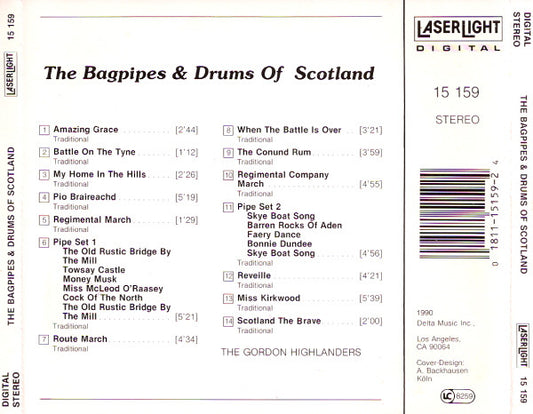 The Gordon Highlanders : The Bagpipes & Drums Of Scotland (CD, Album)