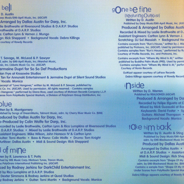 Monica : The Boy Is Mine (CD, Album)