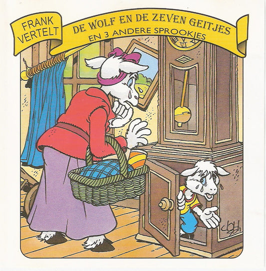 Frank Vertelt : De Wolf En De Zeven Geitjes En 3 Andere Sprookjes (CD, MiniAlbum)