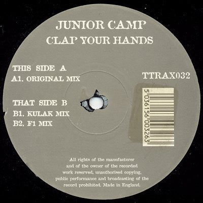 Junior Camp : Clap Your Hands (12")