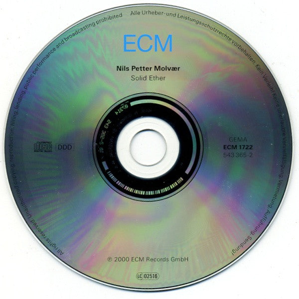 Nils Petter Molvær : Solid Ether (CD, Album)