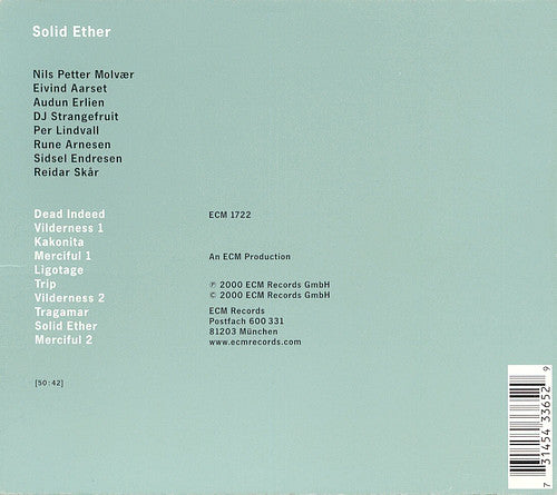 Nils Petter Molvær : Solid Ether (CD, Album)