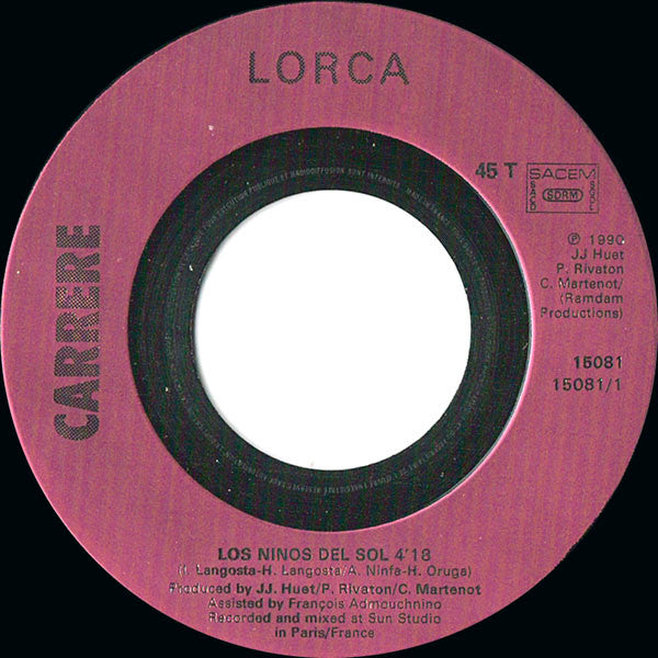 Lorca : Los Ninos Del Sol (7", Single)