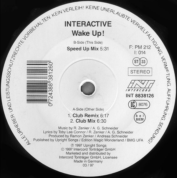 Interactive : Wake Up! (12")
