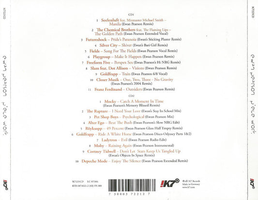 Ewan Pearson : Piece Work (2xCD, Comp)