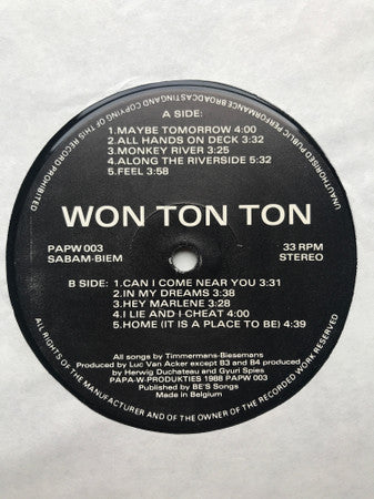 Won Ton Ton : Home (LP, Album)