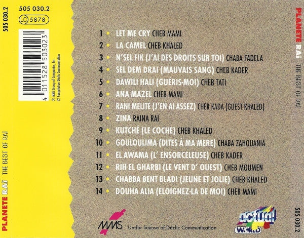Various : Planete Raï - The Best Of Raï (CD, Comp)
