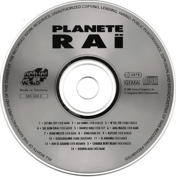 Various : Planete Raï - The Best Of Raï (CD, Comp)