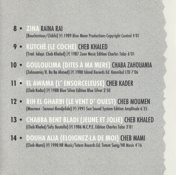 Various : Planete Raï - The Best Of Raï (CD, Comp)