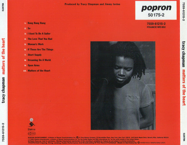 Tracy Chapman : Matters Of The Heart (CD, Album)