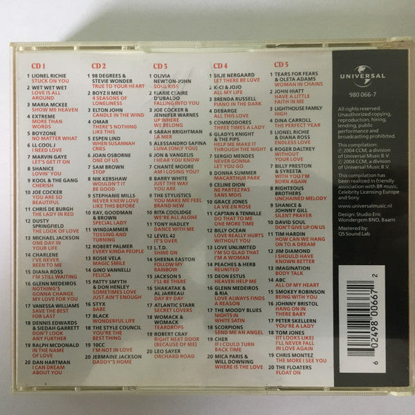 Various : 100 Love Songs (5xCD, Comp)