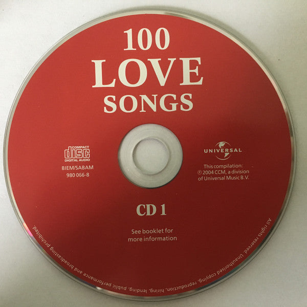 Various : 100 Love Songs (5xCD, Comp)