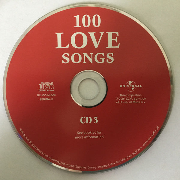 Various : 100 Love Songs (5xCD, Comp)