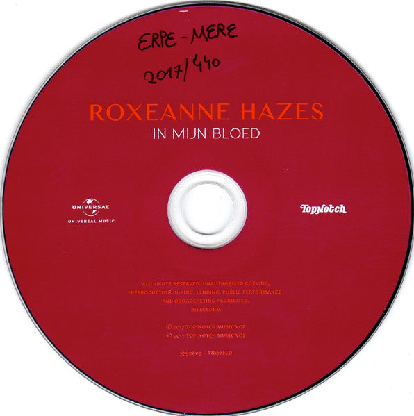 Roxeanne Hazes : In Mijn Bloed (CD, Album)