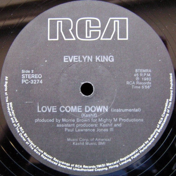 Evelyn King : Love Come Down (12", Single)