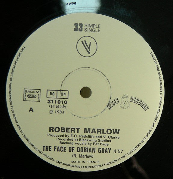 Robert Marlow : The Face Of Dorian Gray (12")