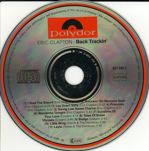 Eric Clapton : Backtrackin' (22 Tracks Spanning The Career Of A Rock Legend) (2xCD, Comp)