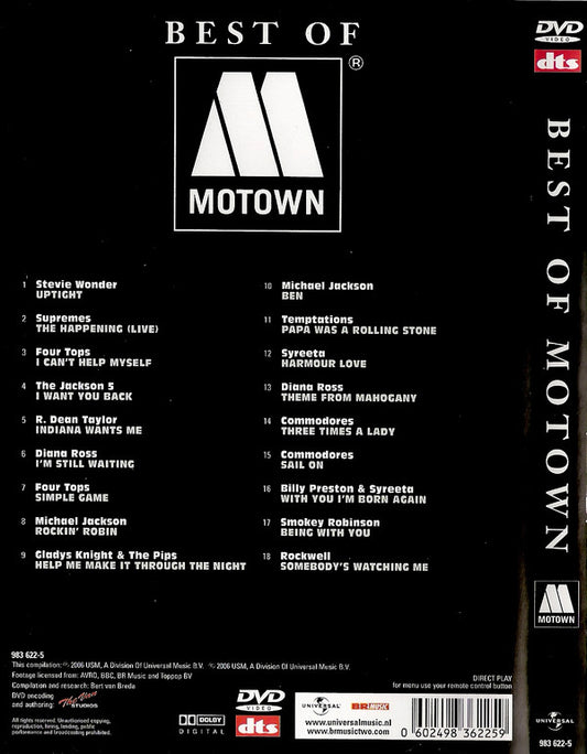 Various : Best Of Motown (DVD-V)