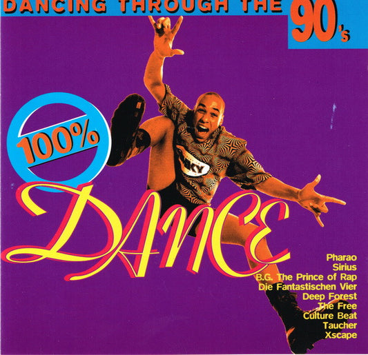 Various : 100% Dance - Dancing Through The 90's (CD, Comp)