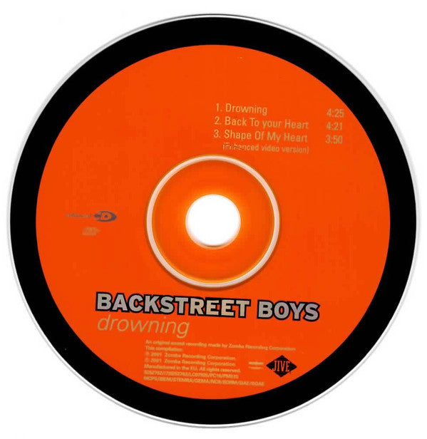 Backstreet Boys : Drowning (CD, Single, Enh)
