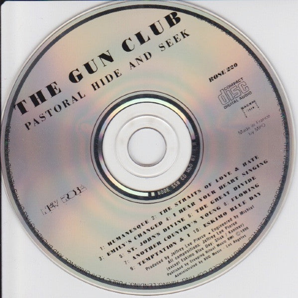 The Gun Club : Pastoral Hide & Seek (CD, Album)