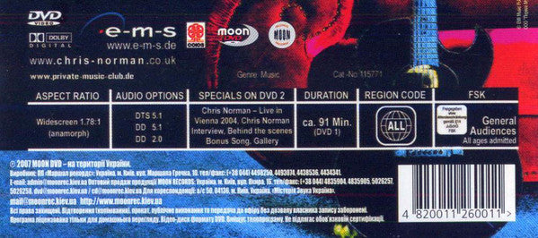 Chris Norman : One  Acoustic Evening / Live In Vienna (2xDVD-V, DVD)
