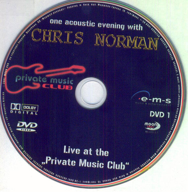 Chris Norman : One  Acoustic Evening / Live In Vienna (2xDVD-V, DVD)