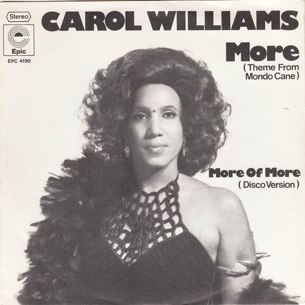 Carol Williams : More (7", Single)