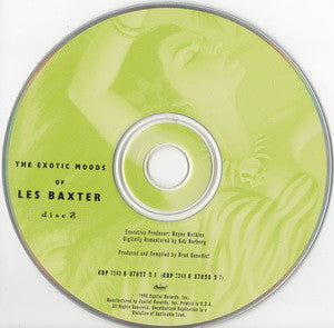 Les Baxter : The Exotic Moods Of Les Baxter (2xCD, Comp, RM)