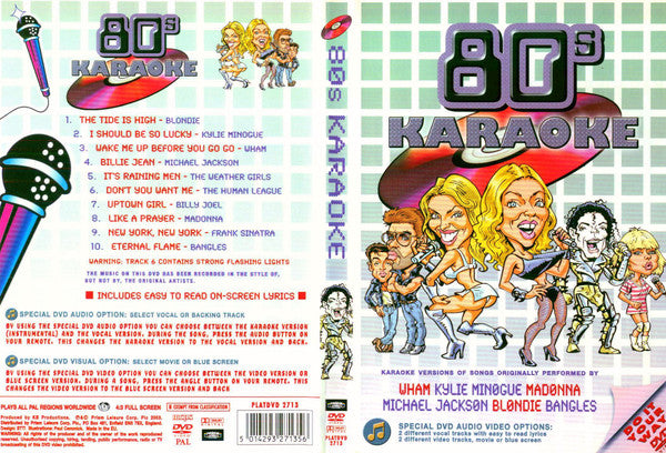 Various : 80s Karaoke (DVD-V, PAL)