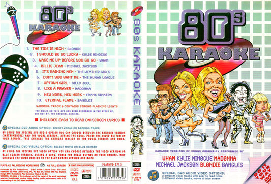 Various : 80s Karaoke (DVD-V, PAL)