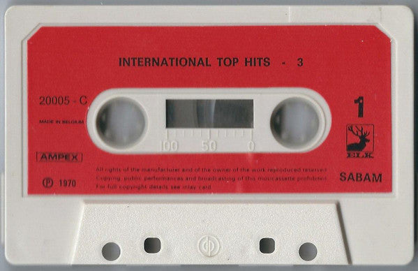 Unknown Artist : International Top Hits - 3 (Cass)