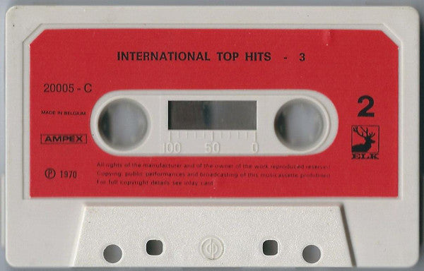 Unknown Artist : International Top Hits - 3 (Cass)