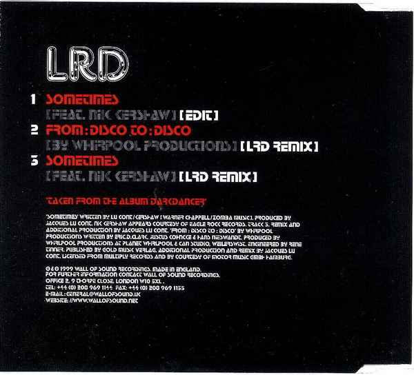 Les Rythmes Digitales : Sometimes (CD, Maxi)