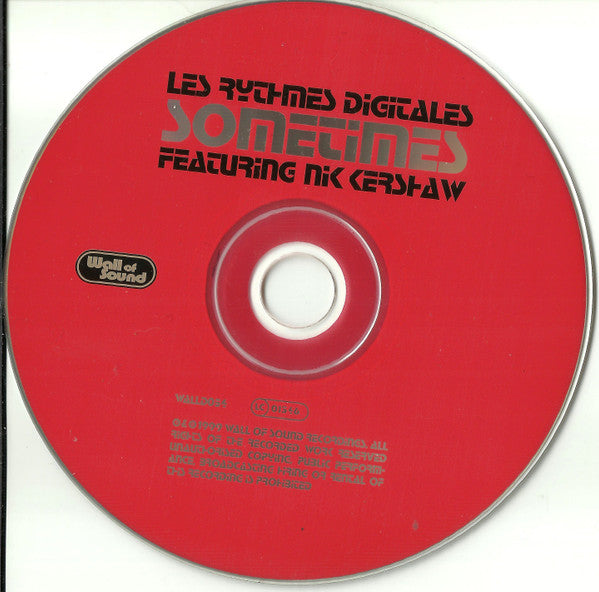 Les Rythmes Digitales : Sometimes (CD, Maxi)