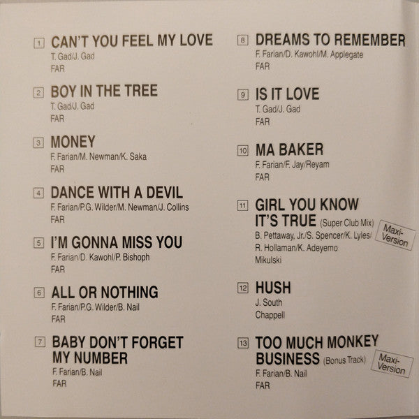 Milli Vanilli : All Or Nothing (The First Album) (CD, Album)