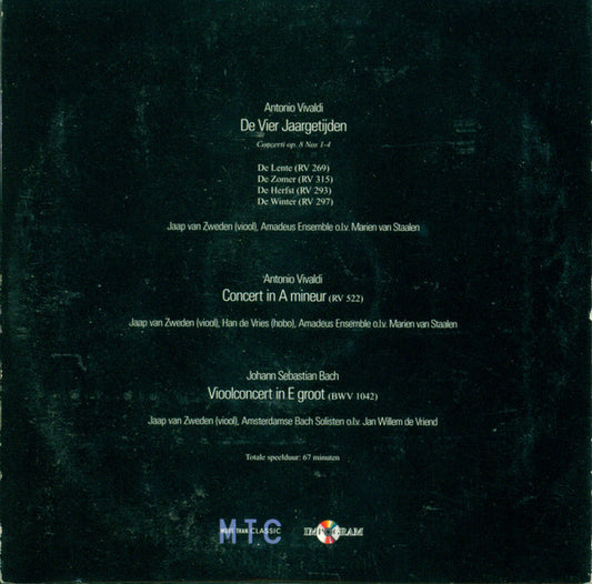 Jaap van Zweden : Viool (CD)