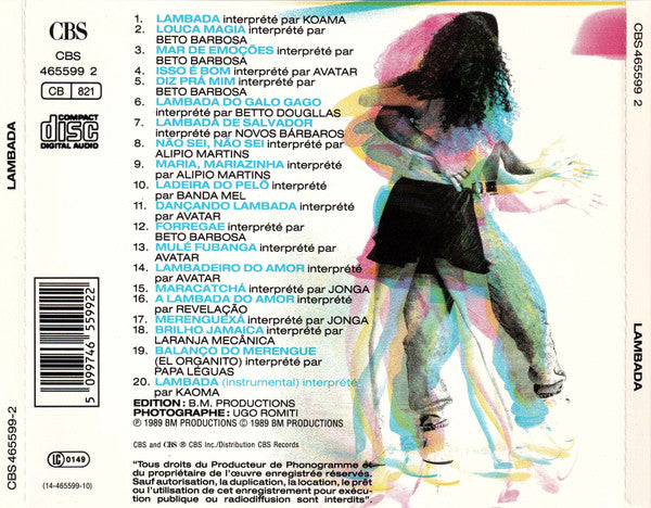 Various : Lambada (CD, Comp)