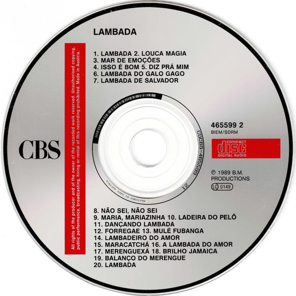 Various : Lambada (CD, Comp)