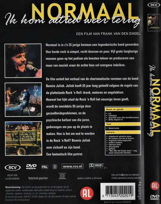Normaal : Ik Kom Altied Weer Terug (DVD-V, PAL)