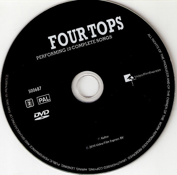 Four Tops : The Four Tops (DVD, PAL)