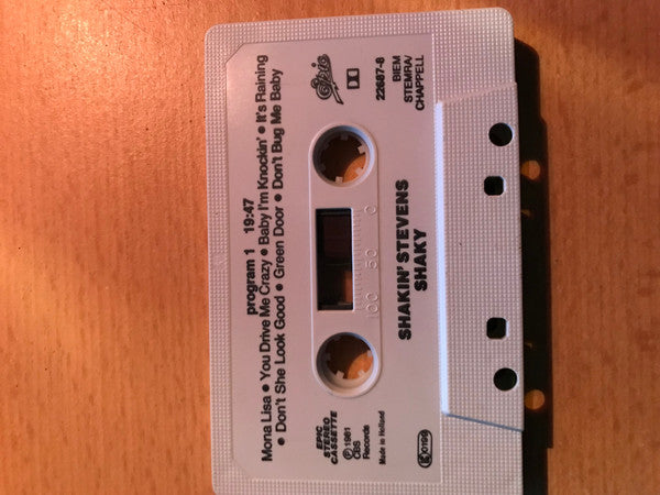 Shakin' Stevens : Shaky (Cass, Club)