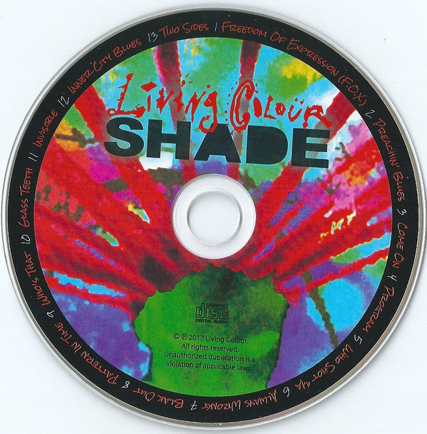 Living Colour : Shade (CD, Album)